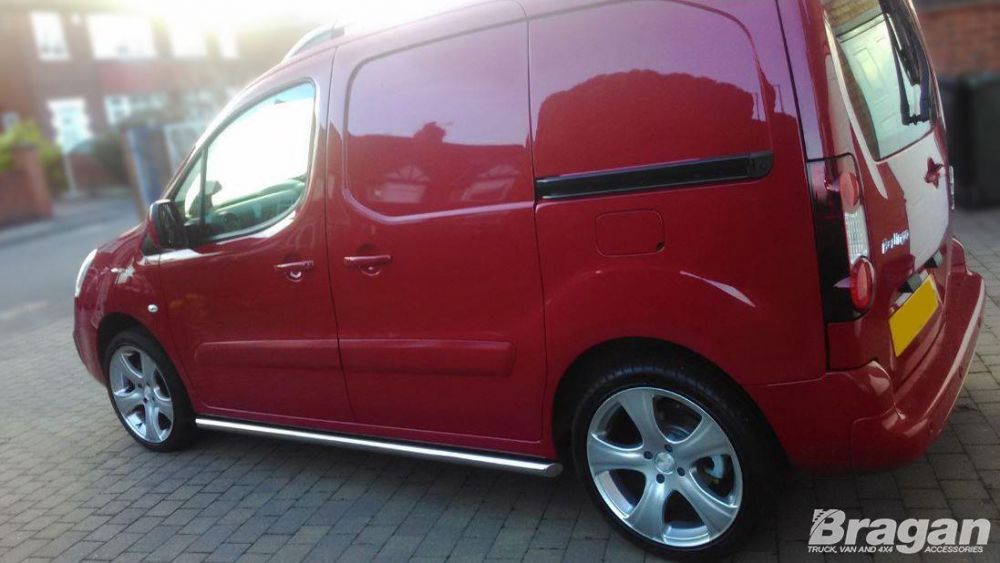 To Fit 2019 Peugeot Partner Side Bars
