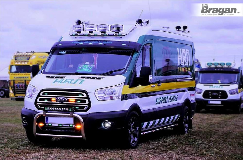 ford transit custom side bars with led lights