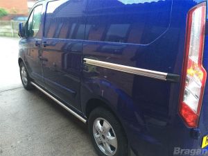 ford transit custom side bars with led lights
